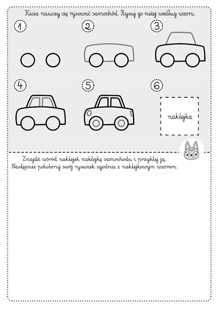 Krok po kroku Uczę się rysowac z Kicią