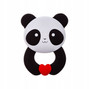 Akuku Miękki gryzak silikonowy na ząbkowanie panda