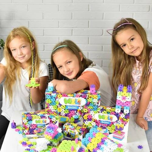 Meli Basic Pink - klocki konstrukcyjne 300 elementów