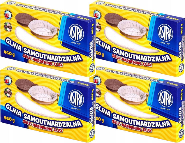 Glina samoutwardzalna biała 460g ASTRA