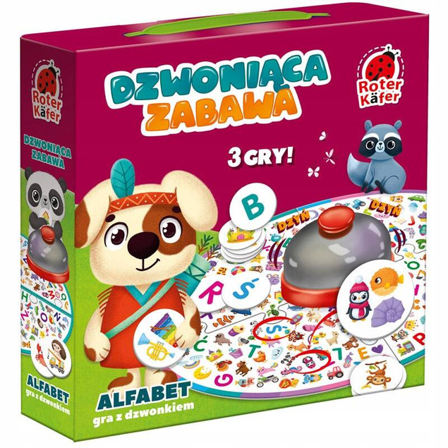 Gra z dzwonkiem Dzwoniąca zabawa Alfabet