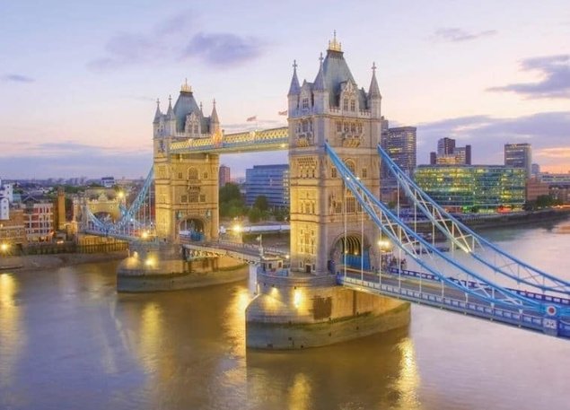 PUZZLE 1000 HQ MOST TOWER BRIDGE LONDYN TAMIZA
