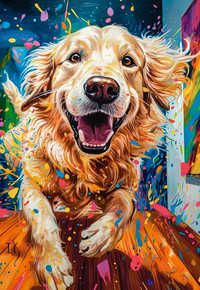 Puzzle 1000 Układanka Pies LABRADOR Piesek Obrazy Obraz Kolor 9+ Castorland