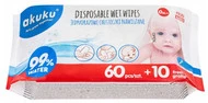 JEDNORAZOWE CHUSTECZKI NAWILŻANE WODĄ 70 szt.