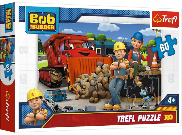 Puzzle 60 Układanka Bajka BOB BUDOWNICZY Wendy 4+ Trefl 17300