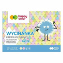 Blok Wycinanka KOLOROWY PASTELOWY A4 10k Papier Happy Color