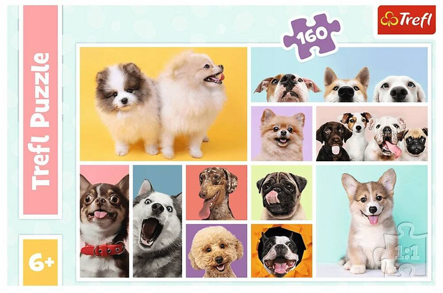 Puzzle 160 Psia przyjaźń Zwierzęta 15412 Trefl