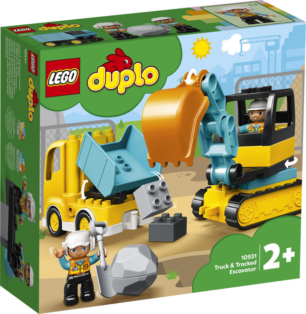 LEGO Duplo Ciężarówka i Koparka Gąsienicowa 20el. 2+ 10931