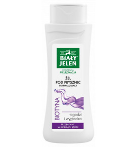 BIAŁY JELEŃ Żel Pod Prysznic BIOTYNA Ogranicza Złuszczanie 300ml