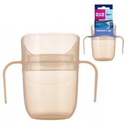 LOVI Kubek TRENINGOWY Genius 150ml z Uchwytami BEŻOWY 6M+ 35/368_bei