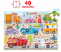 CzuCzu Moto puzzle Auta 40 elementów 3+, 4+