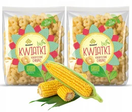 GRANEX Chrupki Kukurydziane Naturalne Misie Kwiatki BIO EKO 80g x2