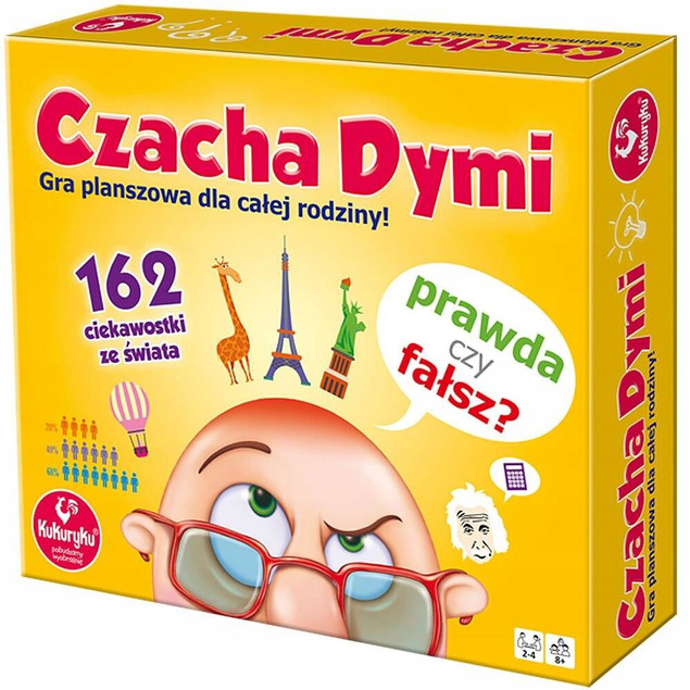 CZACHA DYMI Gra planszowa dla dzieci rodzinna PL