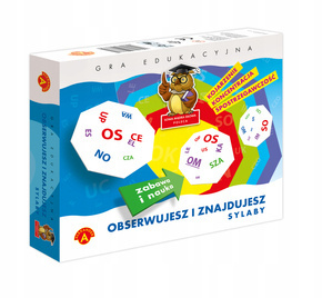 Obserwujesz i Znajdujesz Sylaby Gra Edukacyjna Czytanie 7+ Alexander 1335