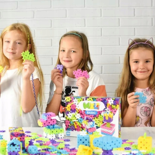 Meli Basic Pink - klocki konstrukcyjne 150 elementów (3+)