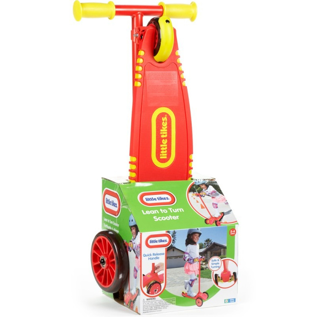 Hulajnoga Trójkołowa Dziecięca CZERWONO-ŻÓŁTA 2+ Little Tikes 640094