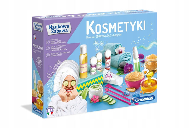 CLEMENTONI NAUKOWA ZABAWA KOSMETYKI stwórz własne