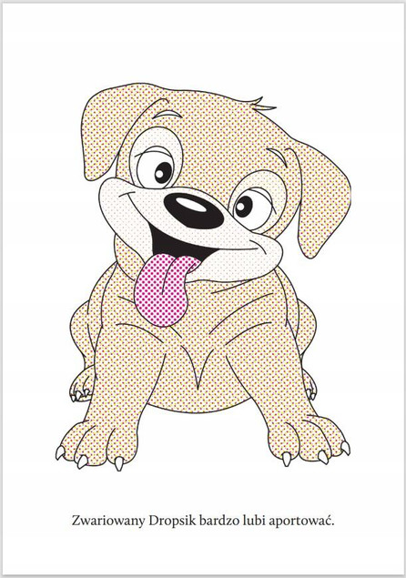 Malowanka wodna. Wyczaruj pieski