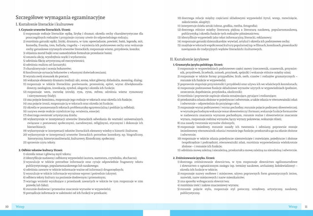 Egzamin ósmoklasisty. Język polski. Arkusze