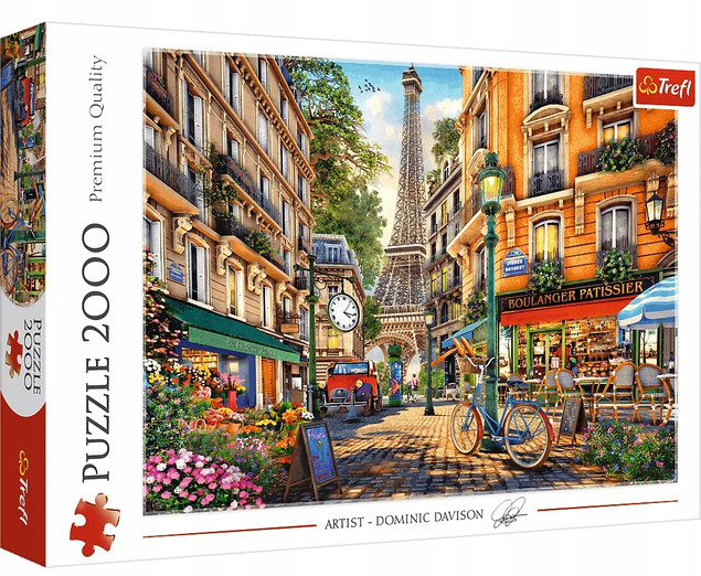 Puzzle 2000 Układanka Paryż FRANCJA Miasto Popołudnie Widok 15+ Trefl 27121