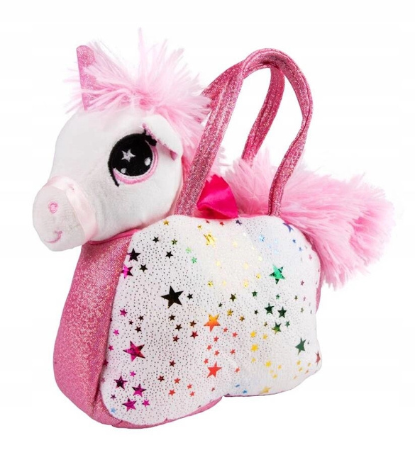 JEDNOROŻEC Pluszowy UNICORN Maskotka Torebka KOŃ Konik 23cm Norimpex