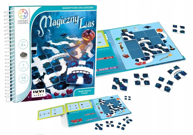 Magiczny Las Magnetyczna Gra Logiczna Koncentracja 8+ IUVI Smart Games