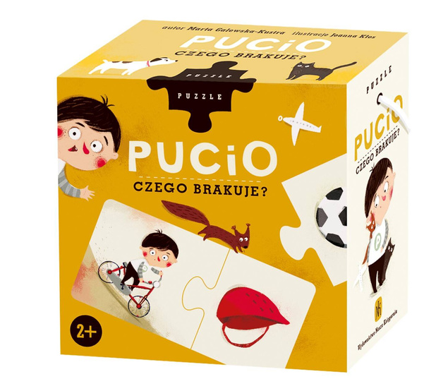 Pucio Puzzle Czego brakuje? Zabawa i Nauka 2+ Nasza Księgarnia