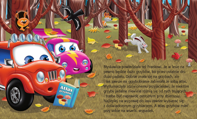 Kolory jesieni. Samochodzik Franek