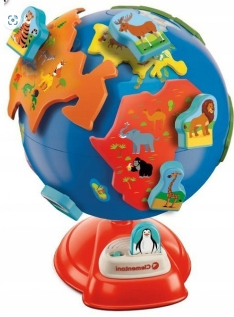 Interaktywny globus przedszkolaka