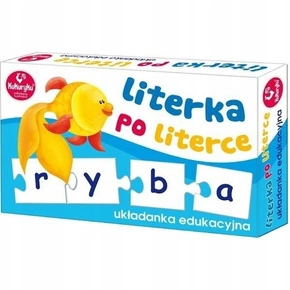 Literka Po Literce Układanka Edukacyjna Nauka 3+ Kukuryku