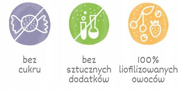 5x OtoLandia Tęczowy Ogród Liofilizowane Owoce w Kawałkach 20g