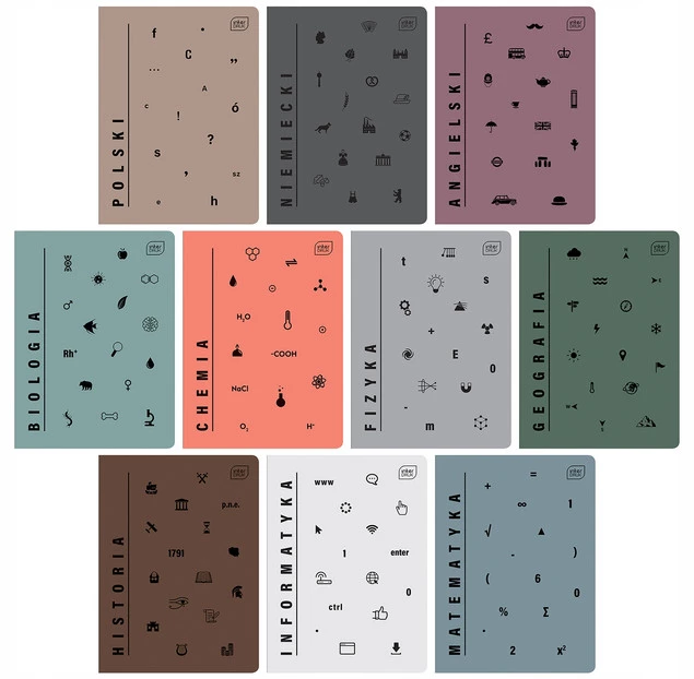 ZESTAW 10X PRZEDMIOTOWY ZESZYT