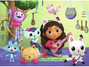 Puzzle 30 Układanka Bajka KOCI DOMEK GABI Kotki Kotek Kot Koty 3+ Trefl