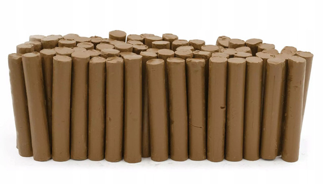 Plastelina LUZ 1kg BRĄZOWA Szkolna Mona