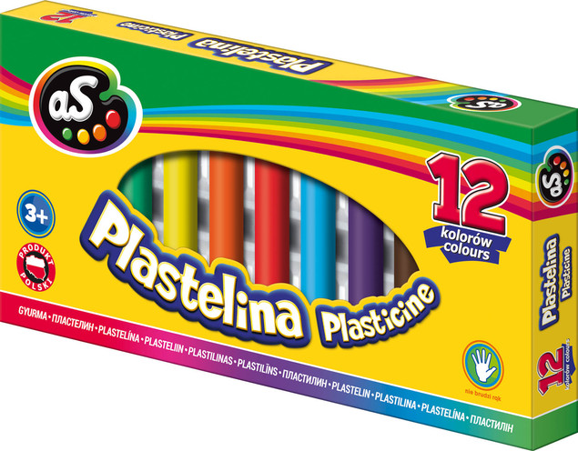 AS Plastelina 12 kolorów