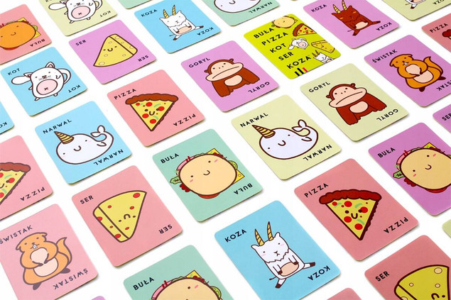 Buła Pizza Kot Ser Koza Gra Imprezowa Planszowa 8+ Rebel 113829