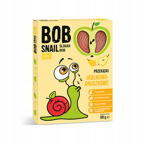 Przekąska Jabłko Gruszka Bez Cukrów 60g BOB SNAIL