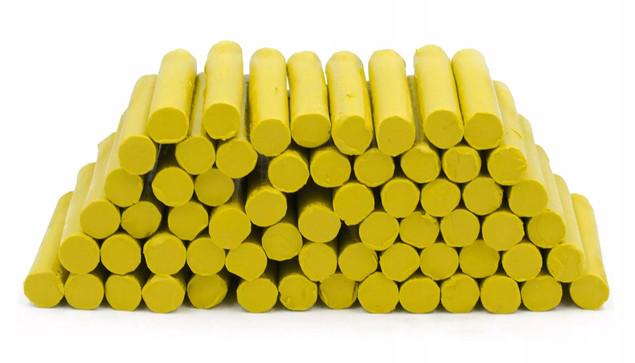 Plastelina w laseczkach luzem 1 kg - żółta MONA