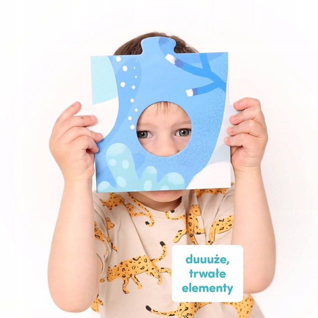 CZUCZU Duuuże puzzle z dziurką Zwierzęta