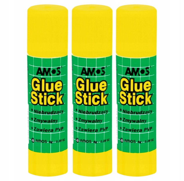 Klej w sztyfcie biurowy Amos 8 g