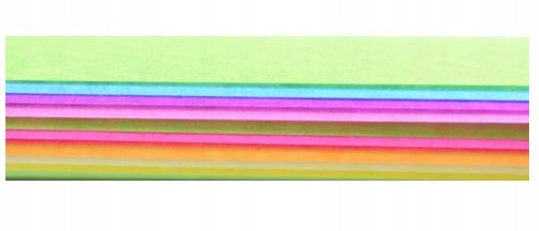 Bibuła gładka A3 w rolkach, 10 kolorów, 30 cm | Interdruk