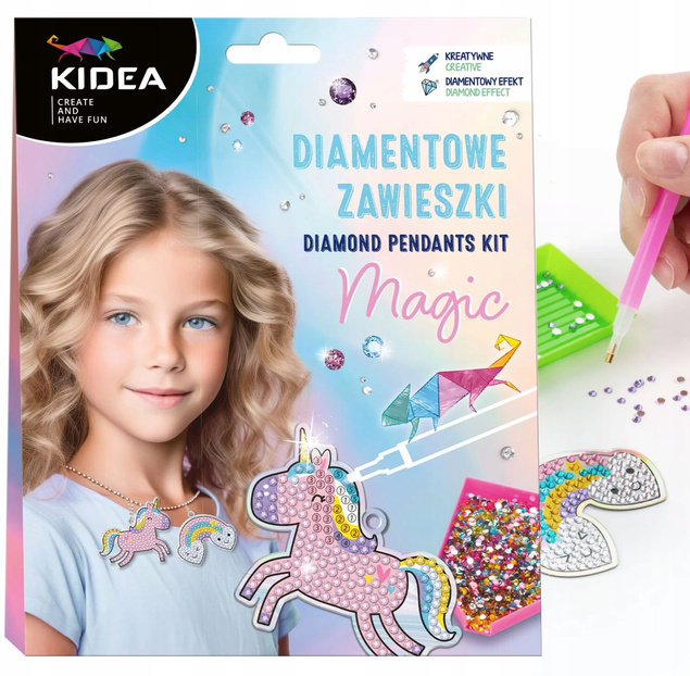 KOLOROWANKI WYDRAPYWANKI KREATYWNE DIAMENTOWE ZAWIESZKI