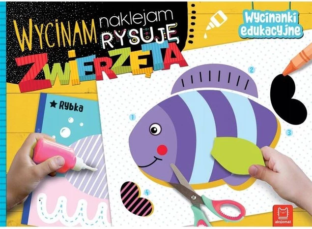 KSIĄŻECZKI DLA DZIECI WYCINAM NAKLEJAM