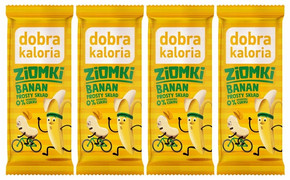 4x Zdrowy Fit Baton BANAN Orzechy Nerkowca 0 Cukru Dla Dzieci Dobra Kaloria