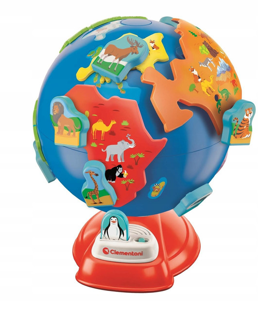 Interaktywny globus przedszkolaka