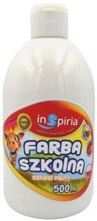 Farba Plakatowa Szkolna 500ml BIAŁA Inspiria 7932