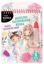 Magiczna Wielorazowa Kolorowanka Wodna MAGIA WRÓŻKI 6 Szt Pisak Kidea