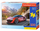 Puzzle 100 Układanka Auto SPORTOWE Super Samochód Widok Góry 6+ Castorlad