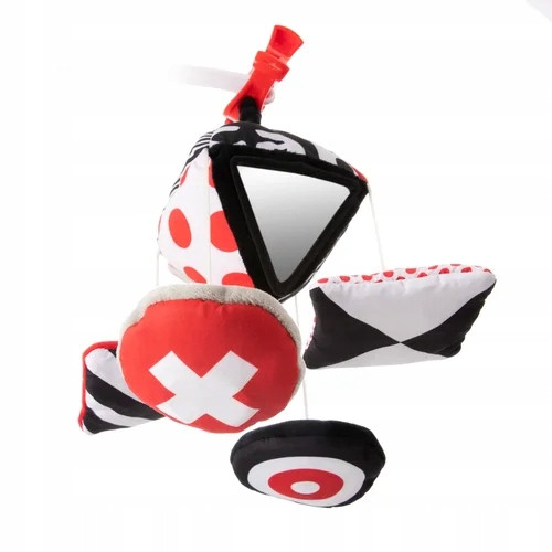 Canpol babies kontrastowa karuzelka podróżna do wózka/fotelika SENSORY TOYS