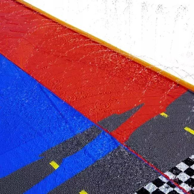 ŚLIZGAWKA WODNA BESTWAY 2 TORY + GRA 4 PIERŚCIENIE